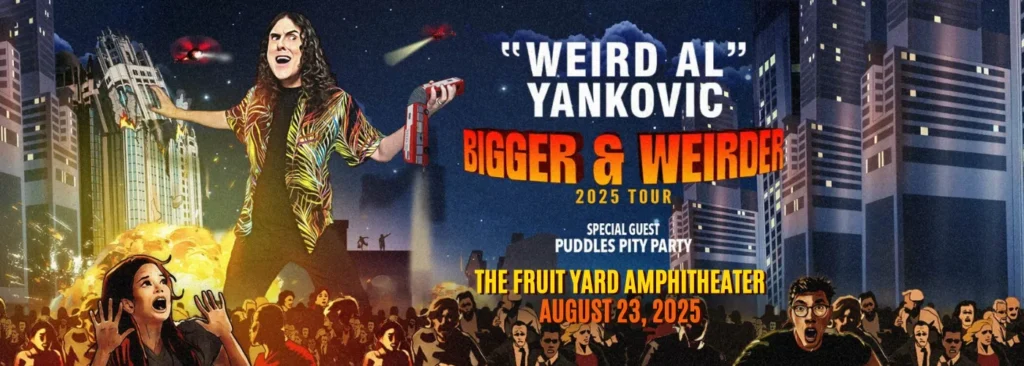 Weird Al Yankovic & Puddles Pity Party at The Fruit Yard Amphitheater